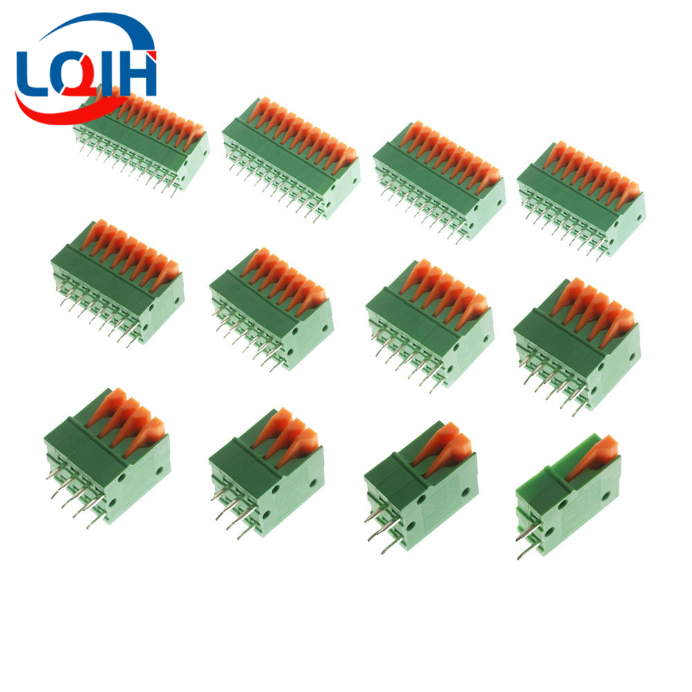 10Pcs Pitch 2.54mm KF141V Push - Push Fit Connector review and price