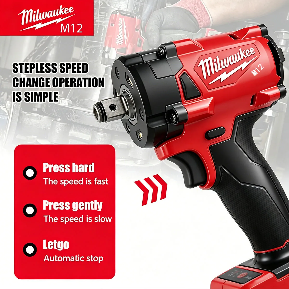 Milwaukee M12 1/2' M18 FUEL Br - Milwaukee Drill M12 Fuel review and price