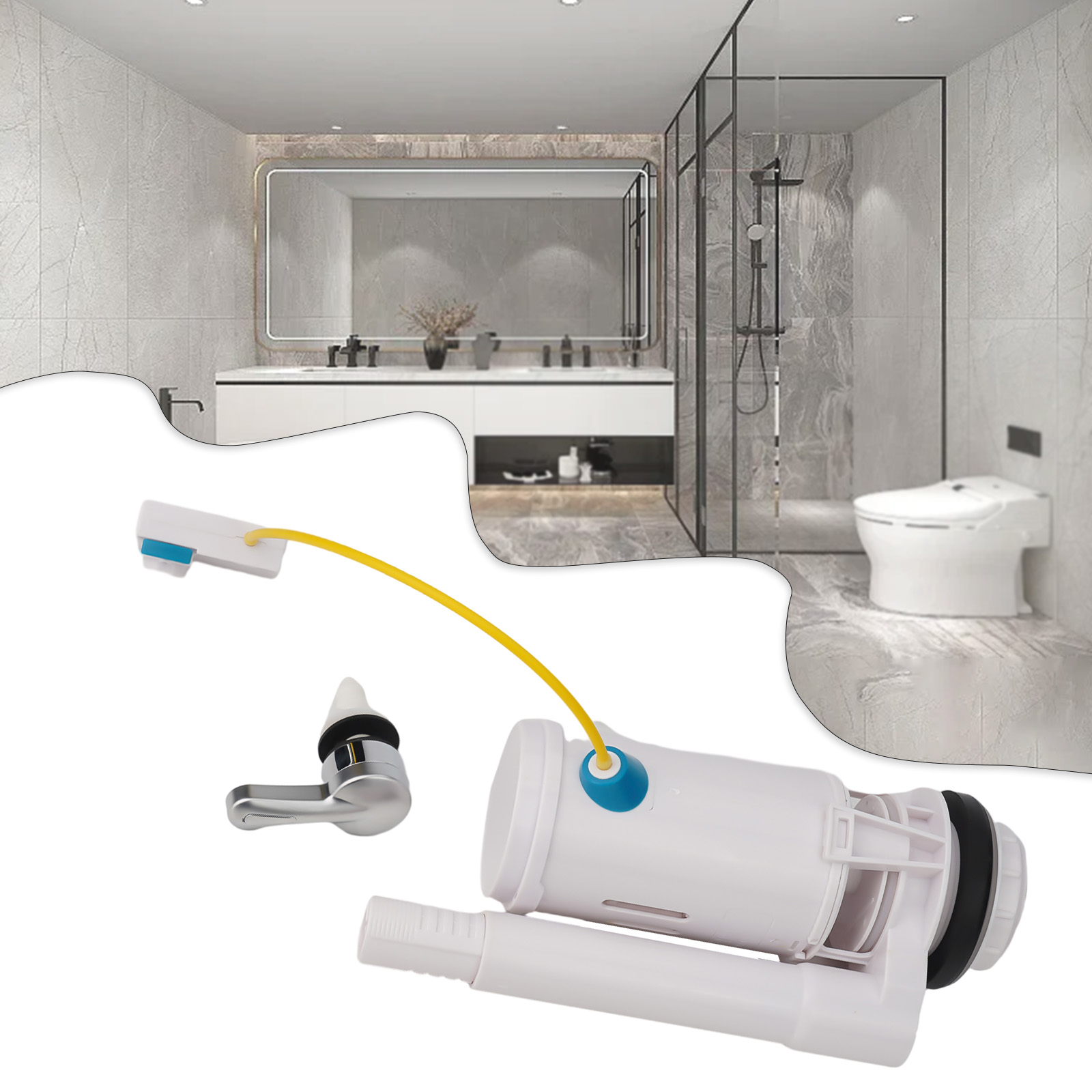 Control Dual Flush Valve Plast - Toilet Fill Valve review and price