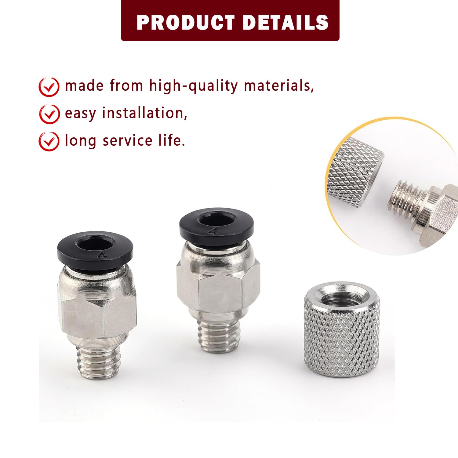 Upgrade PTFE Tube Connector St - Ptfe Tape Thread review and price